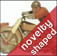 Novelty shaped vintage cards