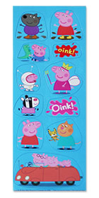 Peppa Pig fridge magnets. Slimline Fridge Magnet Set