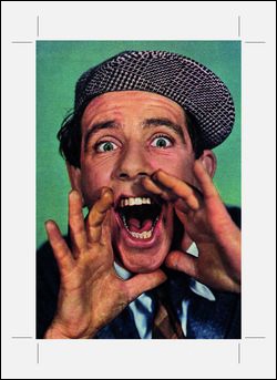Norman Wisdom postcard.