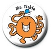 Mr Men pin badge. Mr.tickle