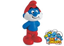 The Smurfs toy. Papa smurf toy figure 