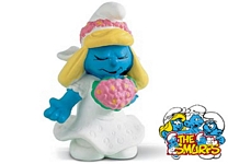 The Smurfs toy. Smurfette bride toy figure
