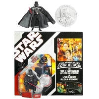 Star Wars coin album. 30th Anniversary Darth Vader Figure