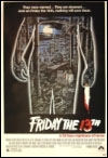 Friday the 13th poster. 690mm x 990mm