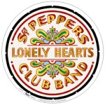 The Beatles sticker. Sgt Peppers Drum sticker