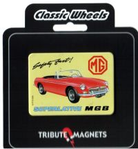 Vintage fridge magnet. MG-Superlative MGB Fridge Magnet 