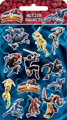 Power Rangers magnet. Fridge Magnet Set 
