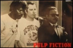 Pulp Fiction poster. Trio of 3 main characters