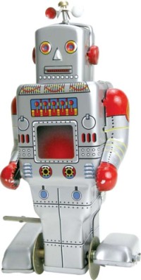 Rosie Robot   9748 13cm clockwork power.