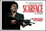 Scarface poster. quad movie 600x900 mm