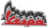 Vespa 3d logo   - Patch badge  9351