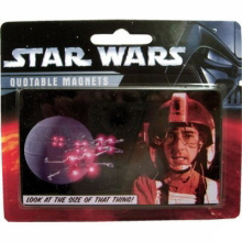 Star Wars fridge magnet. Wedge Antilles Quotable Fridge Magnet