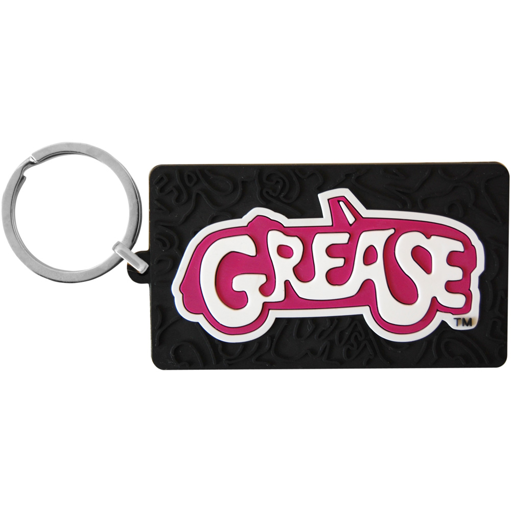 Grease PVC Keyring Movie Film Keychain Cool Retro Funky Gift Keyfob eBay
