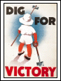 Dig for Victory postcard.