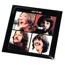 The Beatles badge. Let It Be