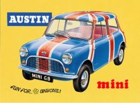 Mini - Austin Steel Plate - 6404