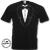 Tuxedo t-shirt. Fancy Dress - view 1