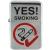 Yes smoking Lighter. Chrome Brushed - view 2