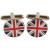 Union Jack cufflinks. - view 1