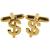 Dollar Sign cufflinks. - view 1