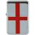 St George lighter. English flag polished chrome lighter - view 2