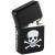 Skull and Crossbones lighter. Glossy Black Lighter - view 1