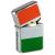 Irish lighter. Flag polished chrome lighter - view 1