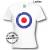 Mod t-shirt. Mod Target Vintage Style T-Shirt  - view 2