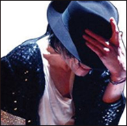 Michael Jackson cardboard cutout. Life size cardboard cutout