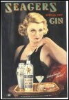 Seagers Gin postcard.