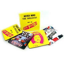 Sex Pistols coasters. cork backed coaster gift set 