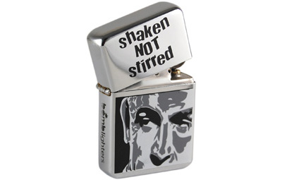 James Bond lighter. 007 Shaken Not Stirred Lighter