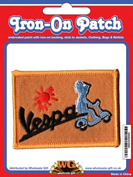 Vespa - Fly Embroidered Iron on Badge - 15578