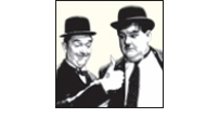 Laurel and Hardy print. Pop Art Print 30 x 30 cm 