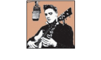 Elvis Presley print. Guitar Pop Art Print 30 x 30cm