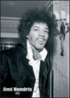 Jimi Hendrix poster. Black and White smiling poster 610 x 860mm