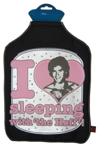 David Hasselhoff - I Love Sleeping with the Hoff Hot Water Bottle and Cover - 15859