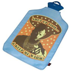 A Team - Mr T - Shut up Fool and keep me warm Hot Water Bottle and Cover - 15861