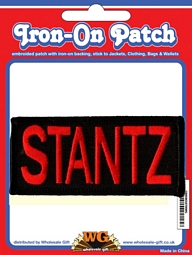 Ghostbusters badge. Stantz embroidered iron on badge 