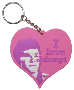 Dirty Dancing - I Love Johnny PVC Rubber Keyring - 16051