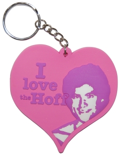 David Hasslehoff - I Love the Hoff PVC Rubber Keyring - 16052