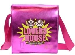 Lover House bag. Metallic Style Shoulder bag.