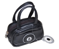 Mini Gym purse. 8 Ball 