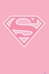 Supergirl poster. Pink 61 x 91.5 cm
