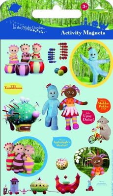 In the Night Garden fridge magnet set. 