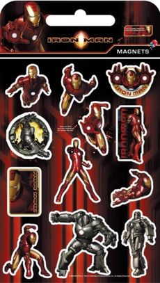 Iron Man fridge magnets. Fridge Magnet Set 