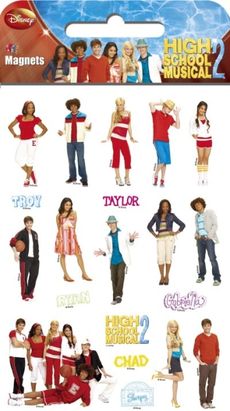 High School Musical 2 magnets. Fridge Magnet Set