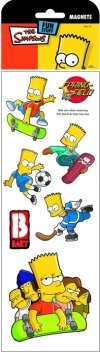 The Simpsons magnet. Slimline Fridge Magnet Set 