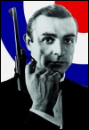 James Bond Mod postcard.