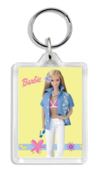 Barbie keyring. 